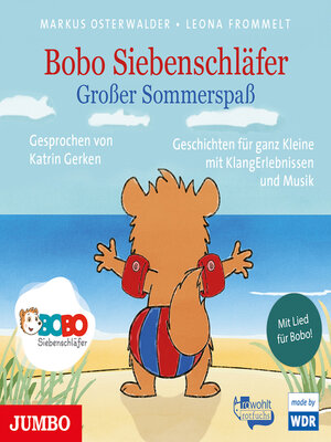 cover image of Bobo Siebenschläfer. Großer Sommerspaß.